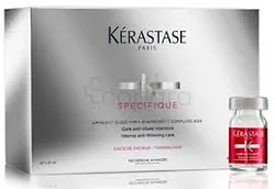 KERASTASE SPECIFIQUE CURE ANTI-CHUTE BOITE DE 42 AMPOULES DE 6ML