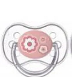 CANPOL BABIES SUCETTE EN SILICONE 0-6MOIS ROSE REFERENCE 22/580