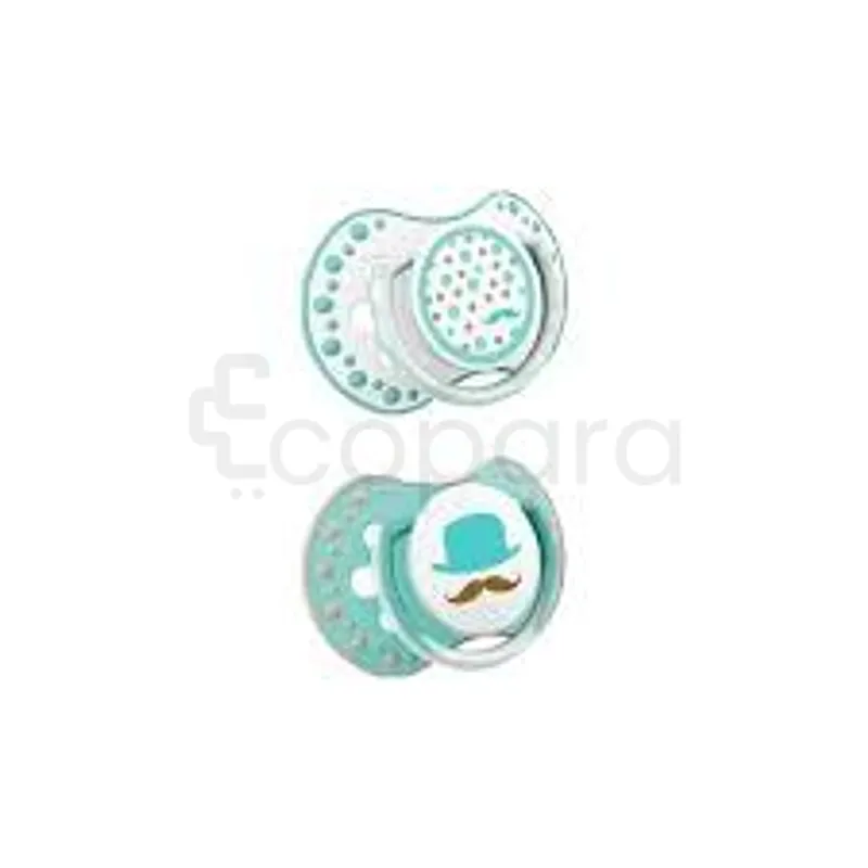 LOVI SUCETTE DYNAMIQUE EN SILICONE 3-6MOIS GARÇON BOITE DE 2 REFERENCE 22/804