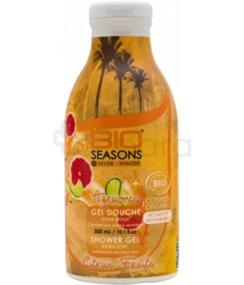 BIO SEASONS BS GEL DOUCHE EXTRA DOUX AGRUMES 300ML