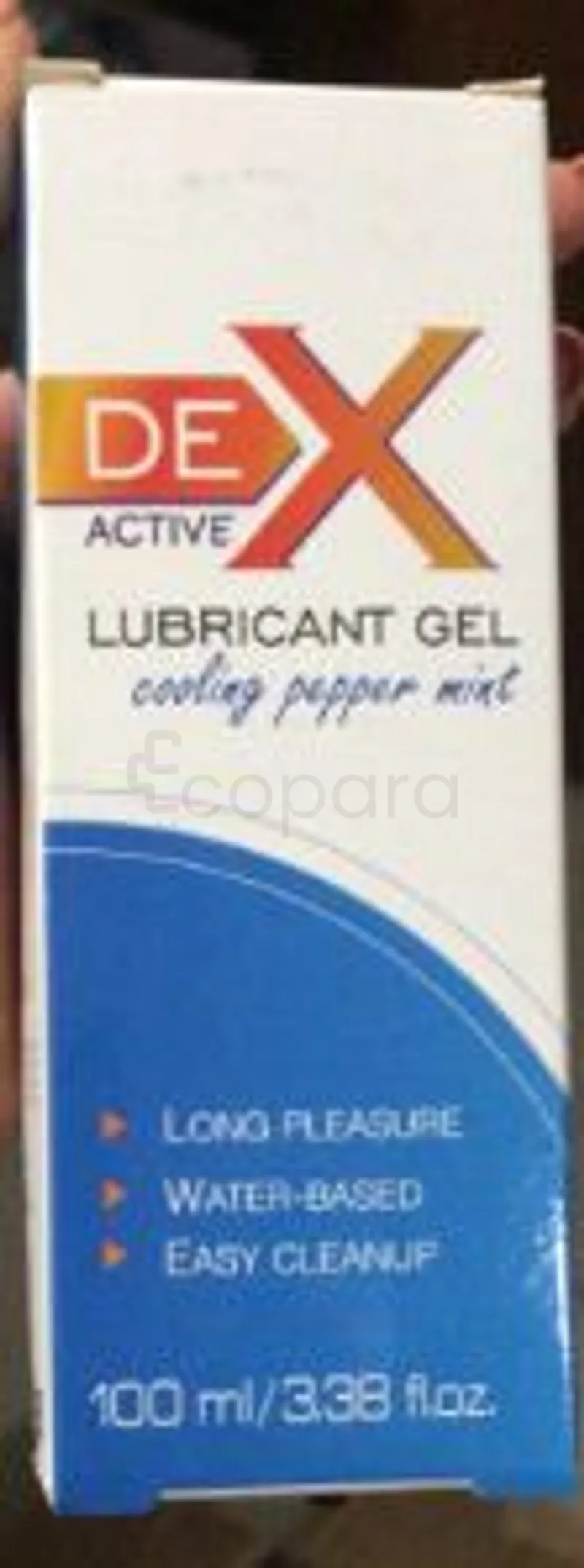 DEX ACTIVE COOLING PEPPER MINT GEL LUBRIFIANT 100ML