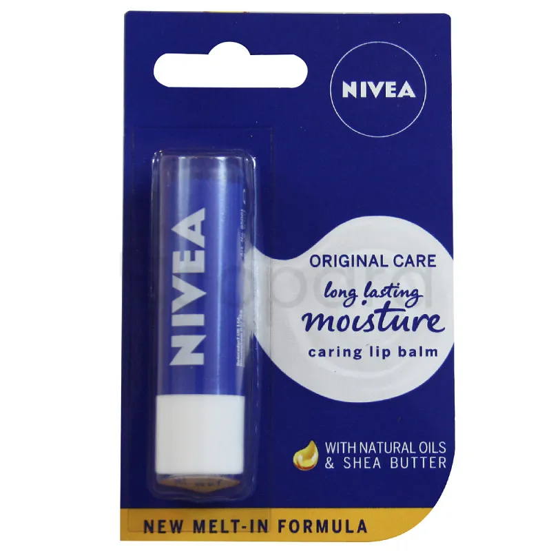 NIVEA ORIGINAL CARE CARING LIP BALM 4.8G/5.5ML