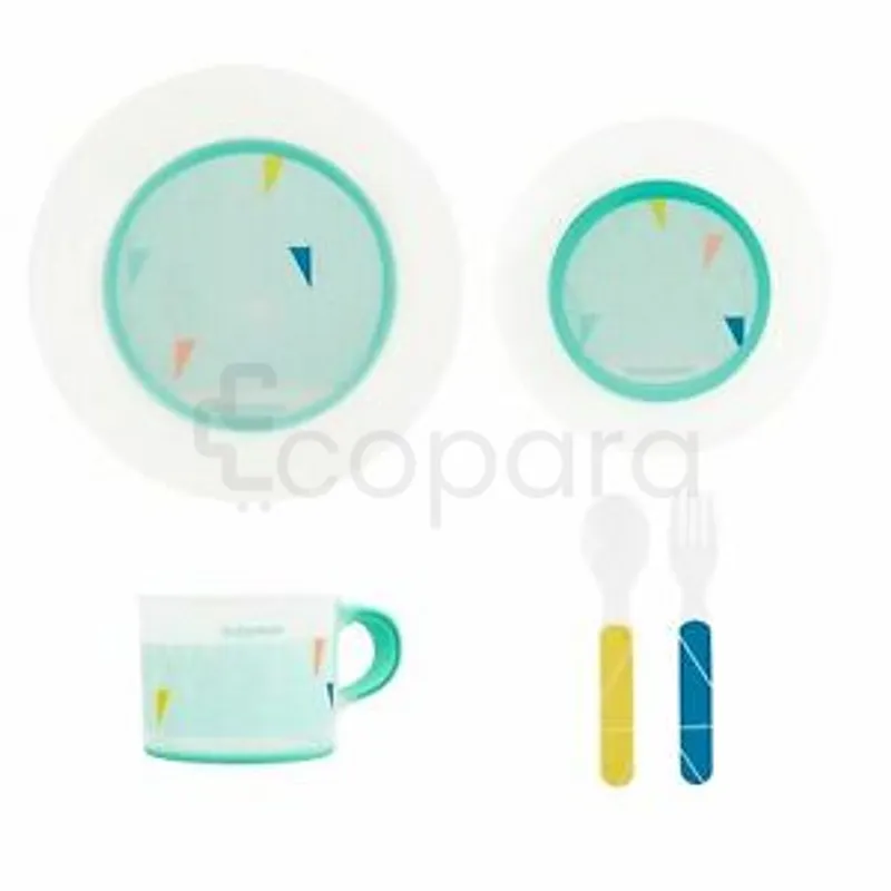 BABYMOOV ANTI SLIP FEEDING SET AZUR REFERENCE A005508