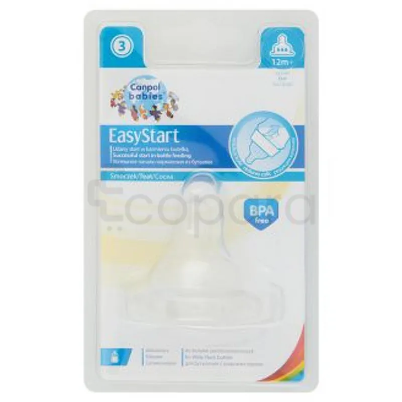 CANPOL BABIES EASYSTART TETINES EN SILICONE +3MOIS REFERENCE 21/720