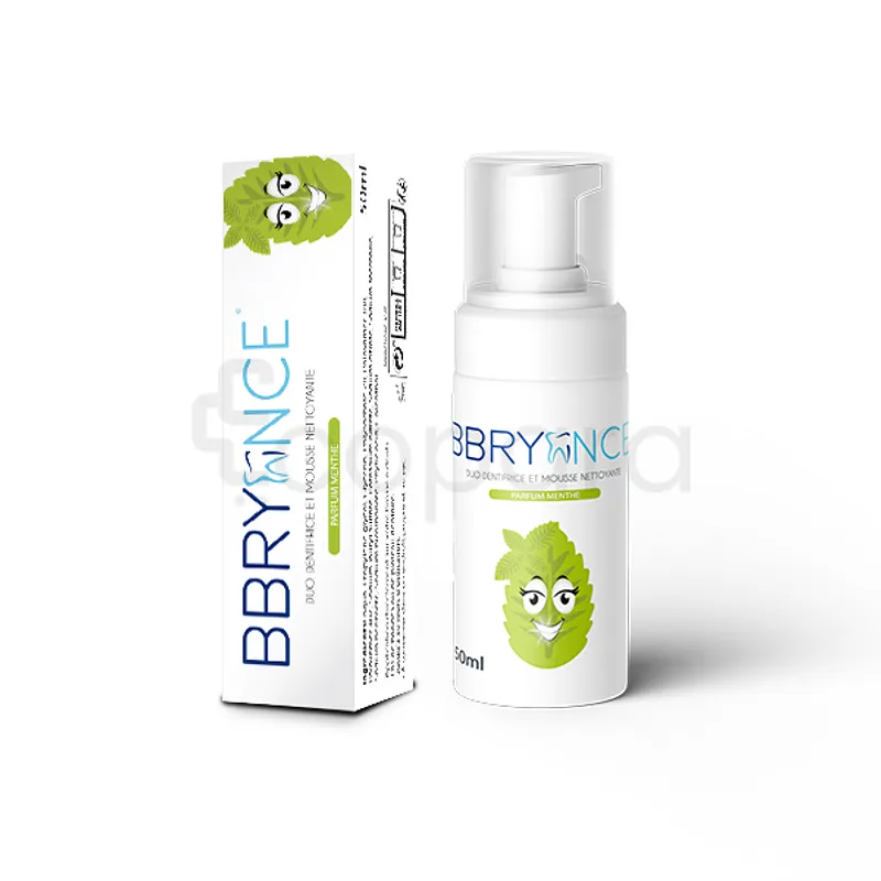 BBRYANCE MOUSSE NETTOYANTE DENTAIRE PARFUM MENTHE 50ML