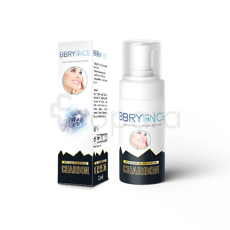 BBRYANCE MOUSSE NETTOYANTE DENTAIRE CHARBON 50ML