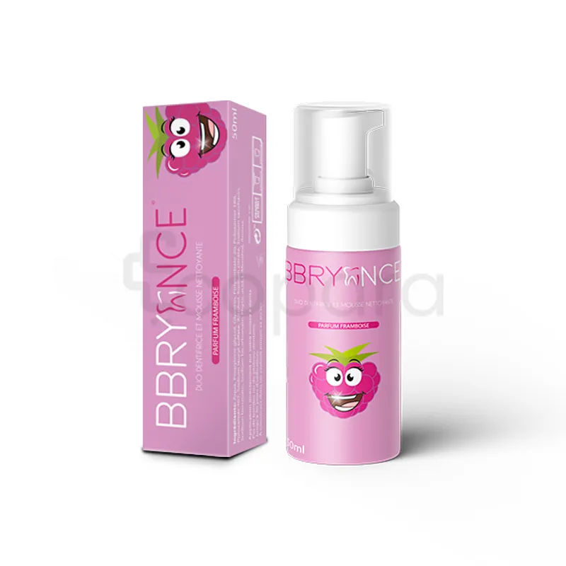 BBRYANCE MOUSSE NETTOYANTE DENTAIRE PARFUM FRAMBOISE 50ML