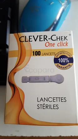 CLEVER CHEK ONE CLICK LANCETTE BOITE DE 100