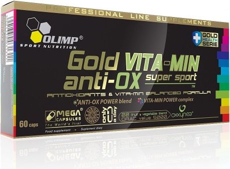OLIMP GOLD VITA-MIN ANTI-OX SUPER SPORT BOITE DE 60 CAPSULES