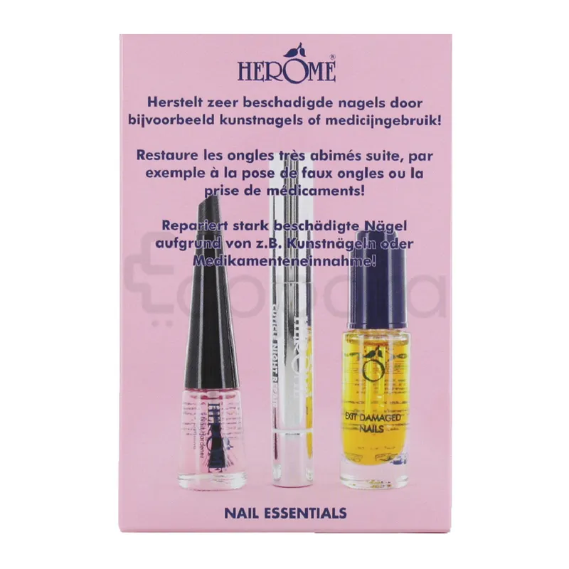 HEROME SET APRÈS LA POSE D'ONGLES EN GEL