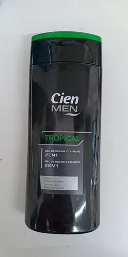 CIEN MEN TROPICAL GEL DE DUCHA Y CHAMPU SHAMPOOING 2 EN 1 300ML