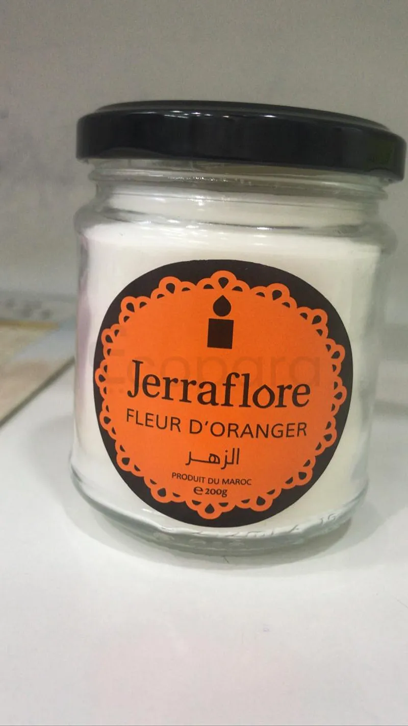 JERRAFLORE BOUGIE FLEUR D'ORANGER 200G