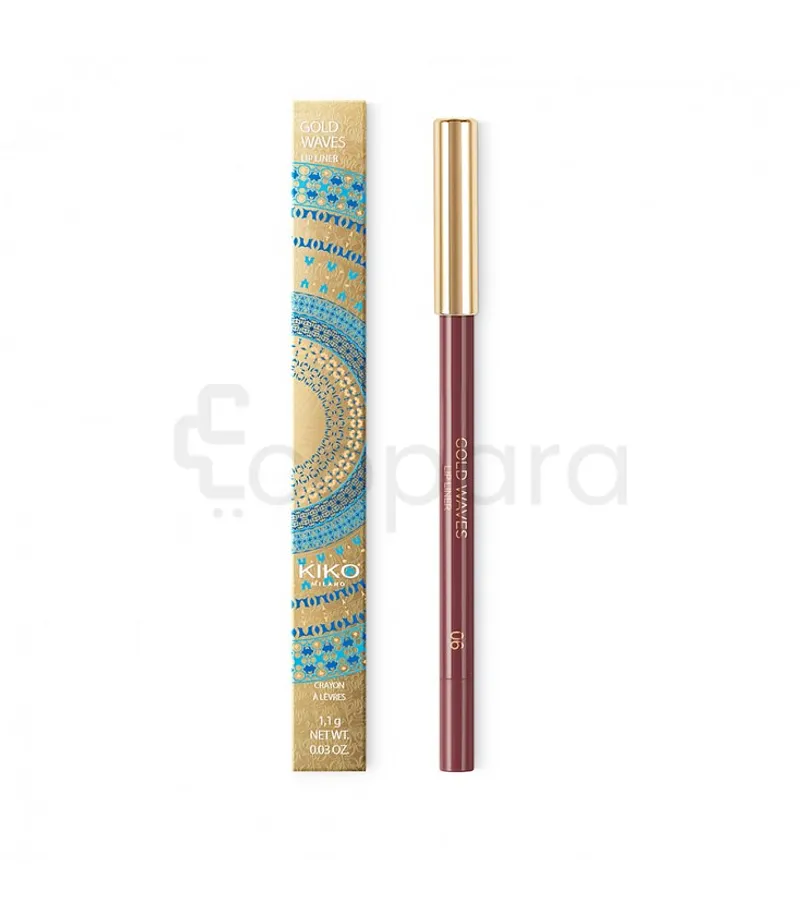 KIKO GOLD WAVES CRAYON A LEVRES NUMERO 06