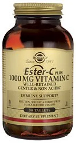 SOLGAR ESTER-C 1000MG VITAMIN C BOITE DE 90 COMPRIMES