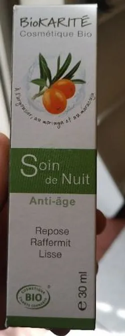 BIOKARITE SOIN DE NUIT ANTI-AGE 30ML