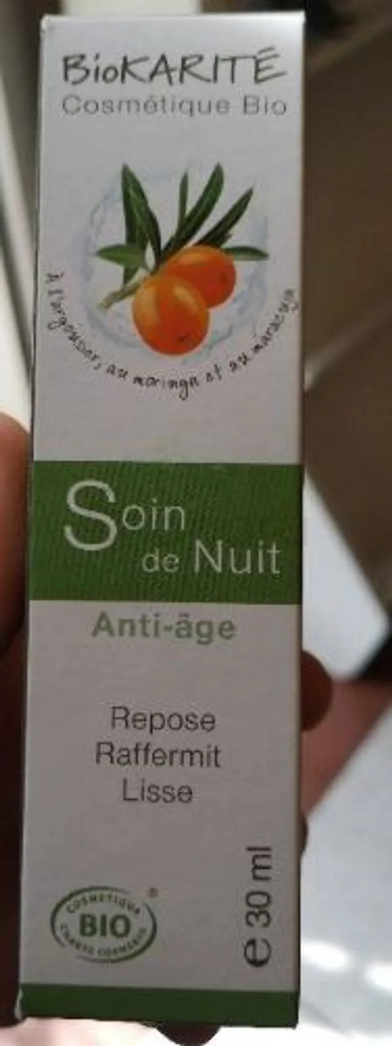 BIOKARITE SOIN DE NUIT ANTI-AGE 30ML
