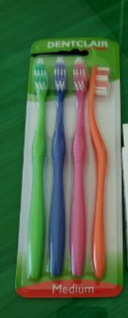 DENTCLAIR BROSSES A DENTS MEDIUM BOITE DE 4
