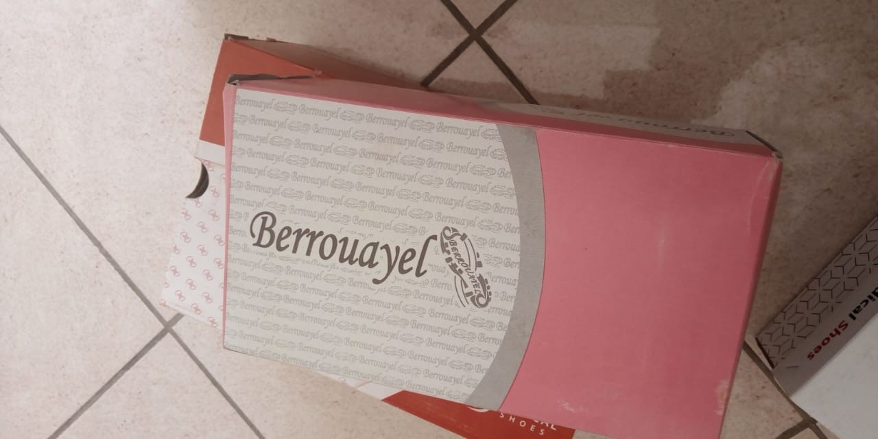 BERROUAYEL SABOT FEMME ROSE BLEU REFERENCE 174