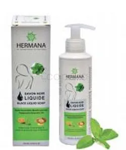 HERMANA SAVON NOIR LIQUIDE MENTHE POIVRES 250ML