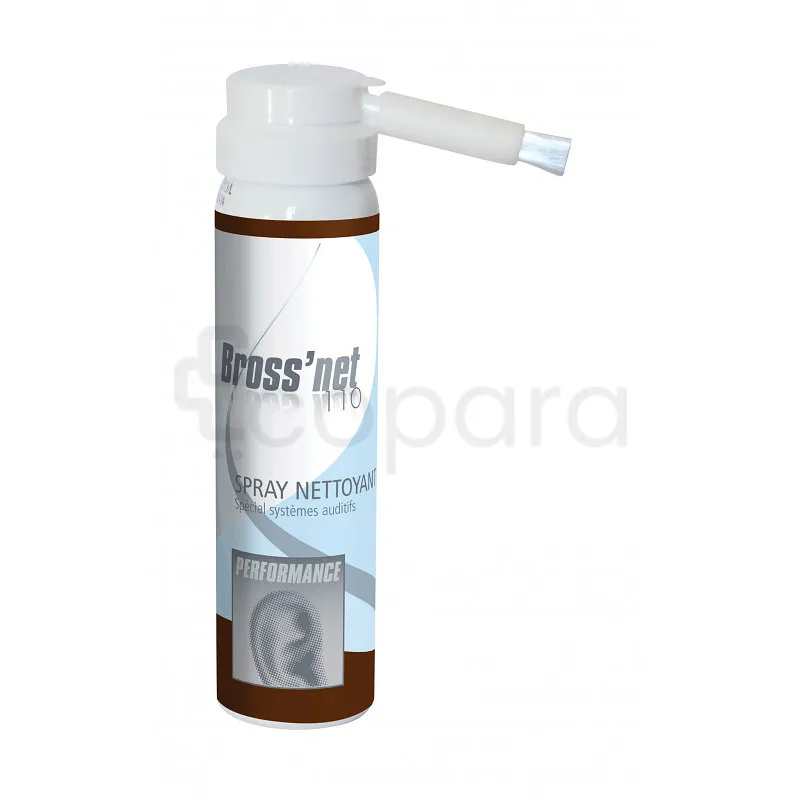BROSS'NET SPRAY NETTOYANT POUR APPAREIL AUDITIF 75ML