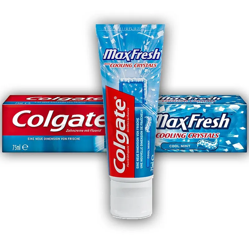 COLGATE DENTIFICE MAXFRESH CRISTAUX FRAICHEUR COOL MINT 75ML