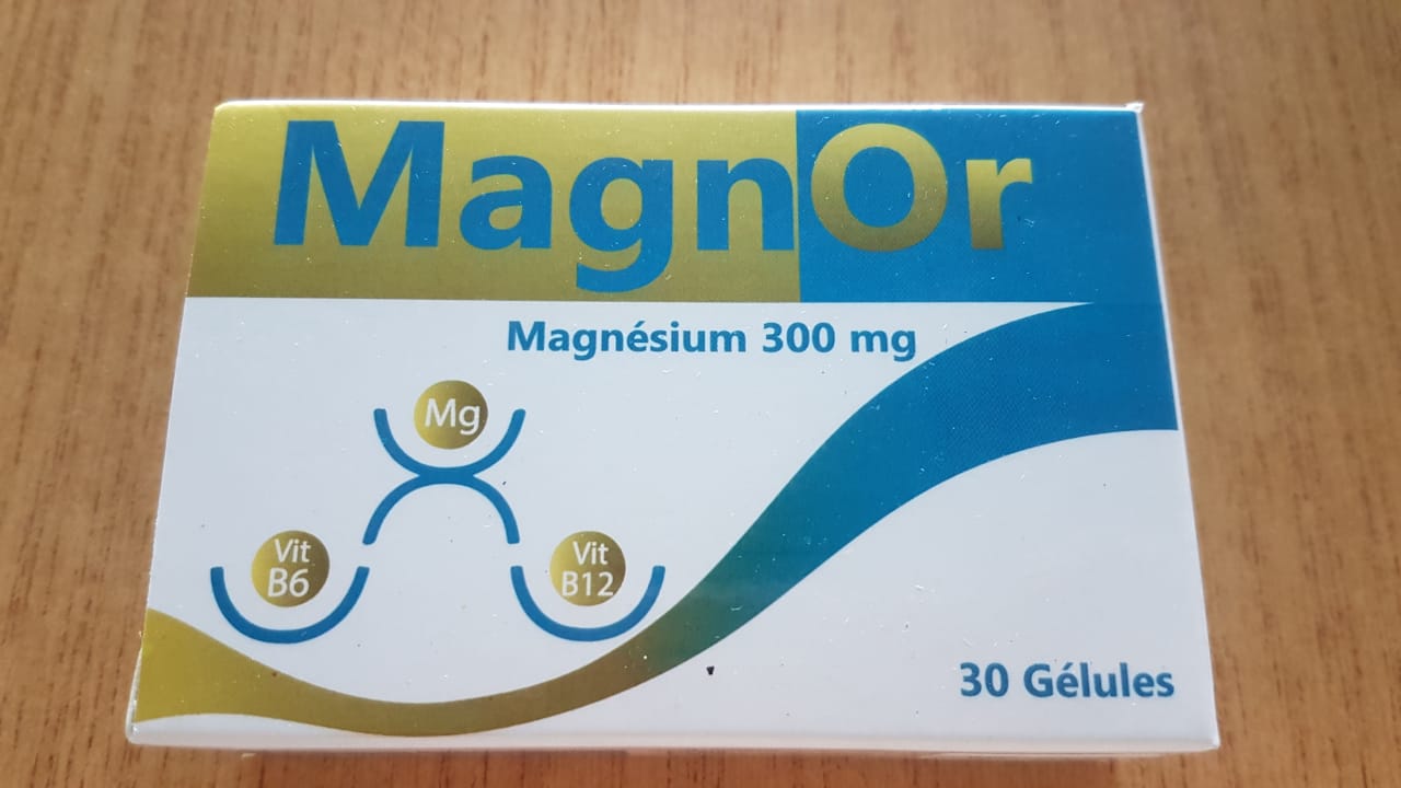 MAGNOR MAGNESIUM 300MG BOITE DE 30 GELULES