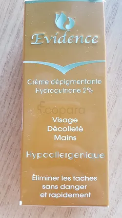 EVIDENCE CREME DEPIGMENTANTE 50ML