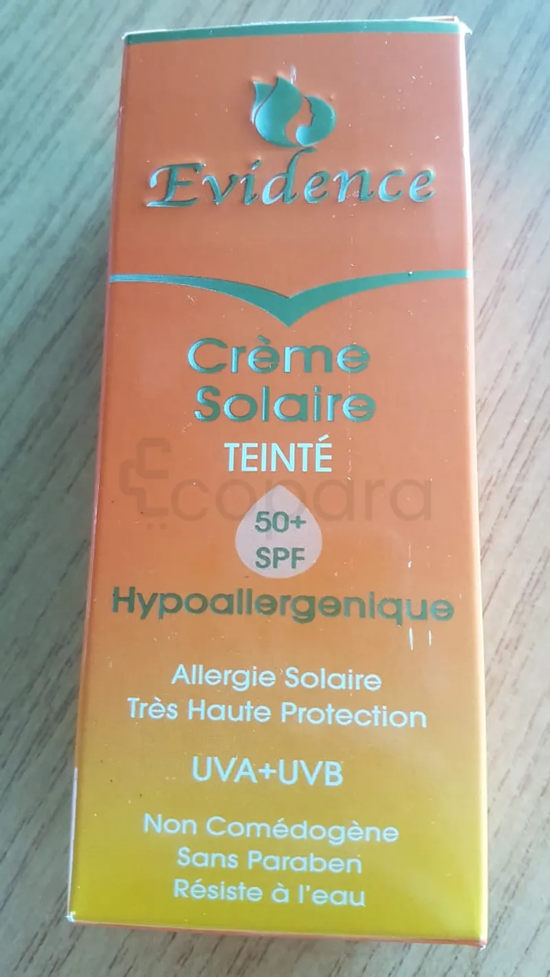 EVIDENCE CREME SOLAIRE TEINTE 50ML