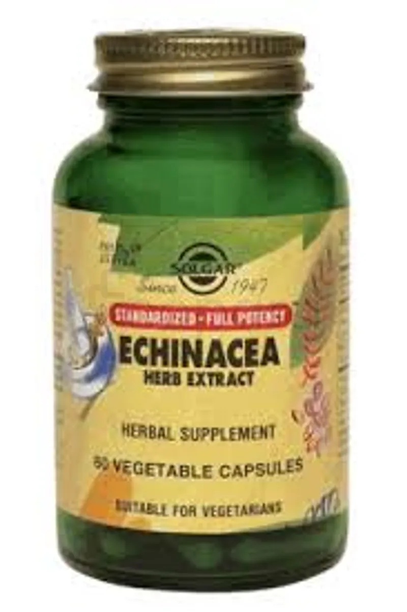 SOLGAR ECHINACEA HERB EXTRACT BOITE DE 60 CAPSULES
