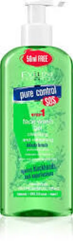 EVELINE PURE CONTROL SOS STEP1 FACE WASH GEL 200ML