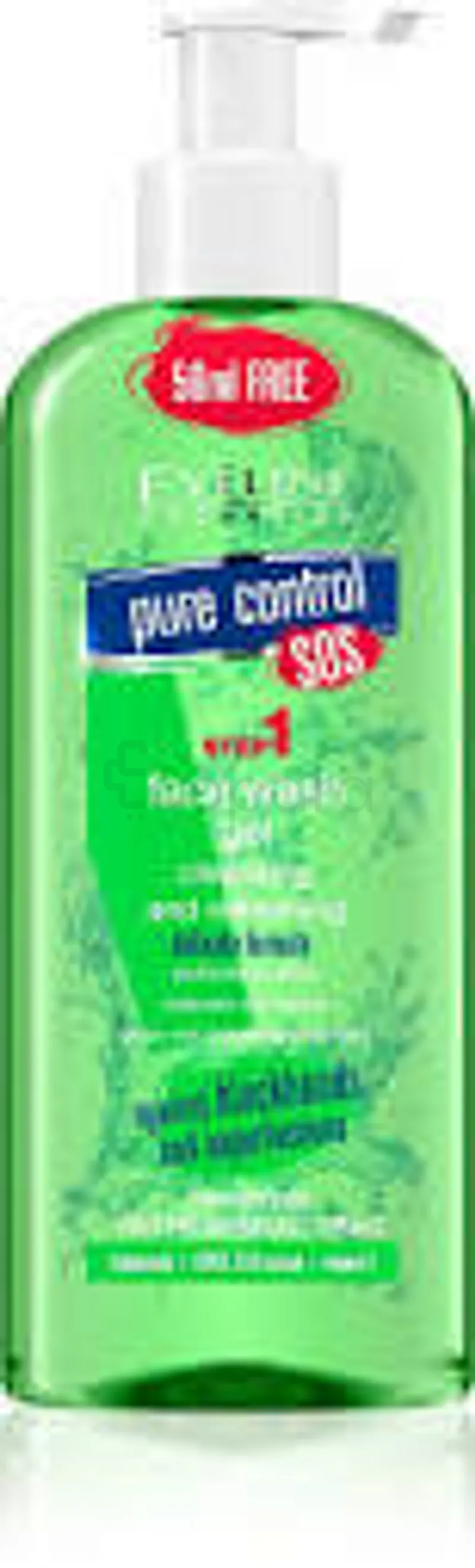 EVELINE PURE CONTROL SOS STEP1 FACE WASH GEL 200ML