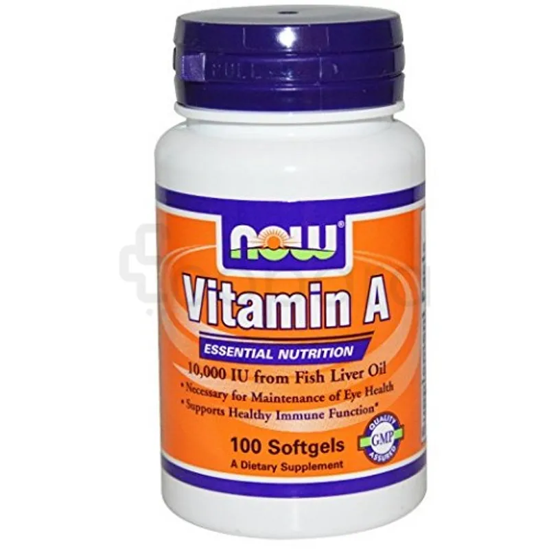 NOW VITAMIN A 10.000IU BOITE DE 100 SOFTGELS