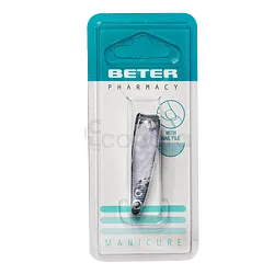 BETER COUPE ONGLES DE MANICURE AVEC LIME CHROME COUPE ARRONDIE 5.5CM REFERENCE 24094