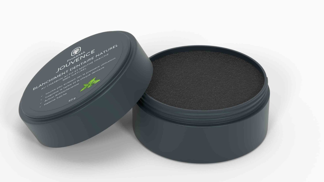 PHARMA JOUVENCE POUDRE DE BLANCHIMENT DENTAIRE AU CHARBON ACTIF 50G