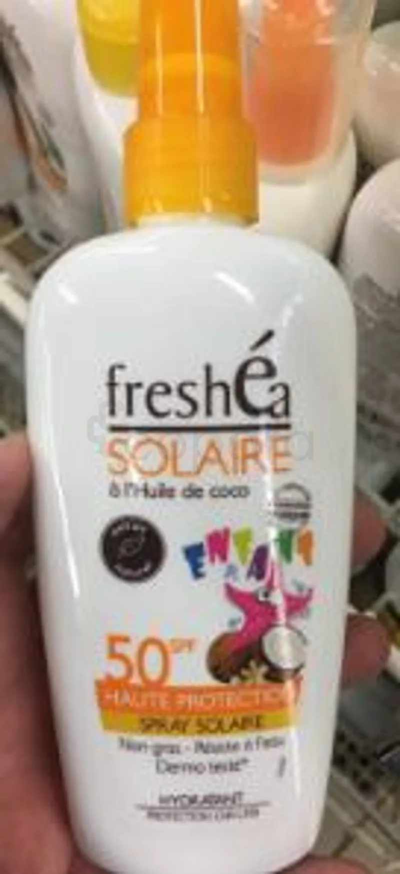 FRESHE A SOLAIRE SPF50 A L'HUILE DE COCO