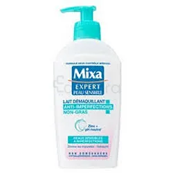MIXA EXPERT PEAU SENSIBLE LAIT DEMAQUILLANT ANTI-IMPERFECTIONS 200ML