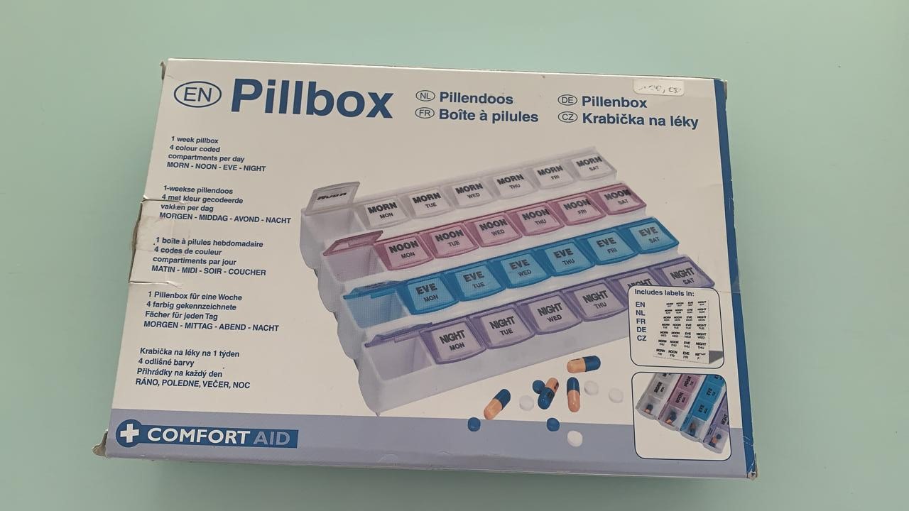 COMFORTPLAST PILLBOX BOITE MEDICAMENTS 7 JOURS