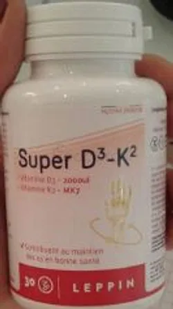 LEPPIN SUPER D3-K2 BOITE DE 30 GELULES