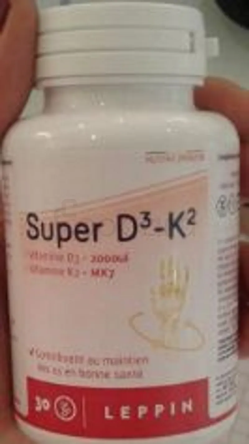 LEPPIN SUPER D3-K2 BOITE DE 30 GELULES