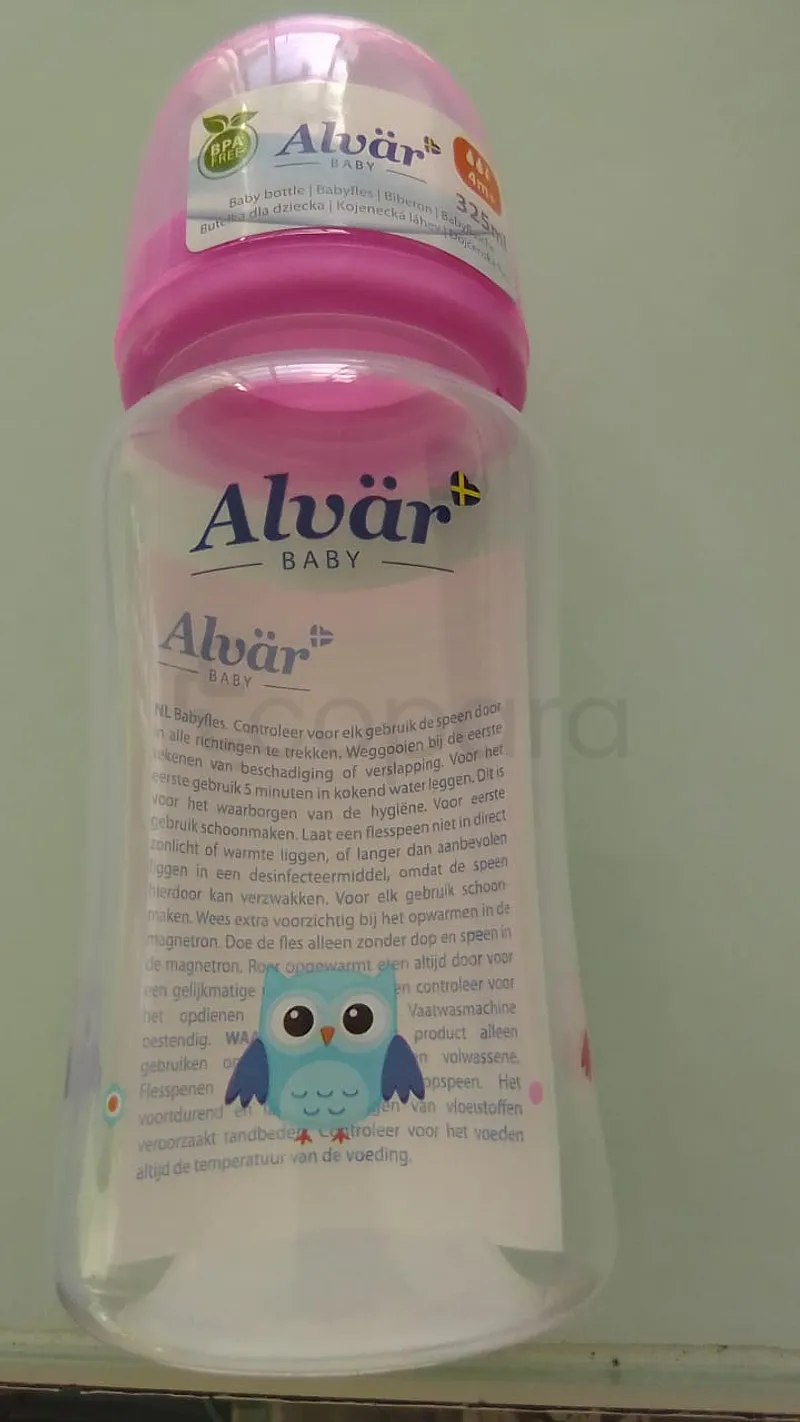ALVAR BIBERON +4MOIS 325ML REFERENCE 14350