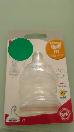 NUK TETINE SILICONE 0-6MOIS