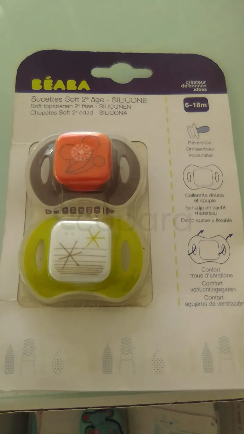 BEABA SUCETTES SOFT 2EME AGE REFERENCE 911479