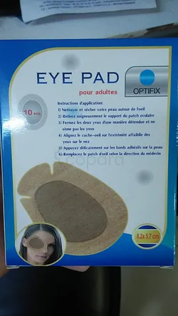 OPTIFIX EYE PAD POUR LES ADULTES CHN B10 COMPRESSES OCULAIRES SIMPLES