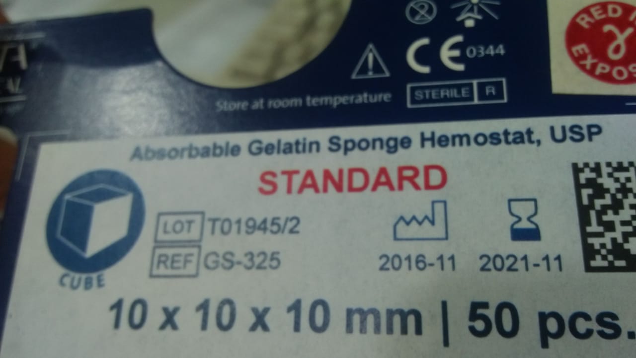 GELITA SPONGE STANDARD 10MM*10MM*10MM REFERENCE GS-325