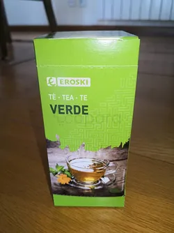 EROSKI TEA VERDE BOLSITAS 30G BOITE DE 20