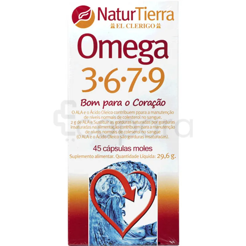 NATURTIERRA OMEGA 3.6.7.9 BOITE DE 45 CAPSULES