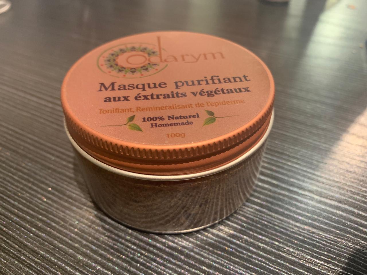 ODARYM MASQUE PURIFIANT AUX EXTRAITS VEGETAUX 100G