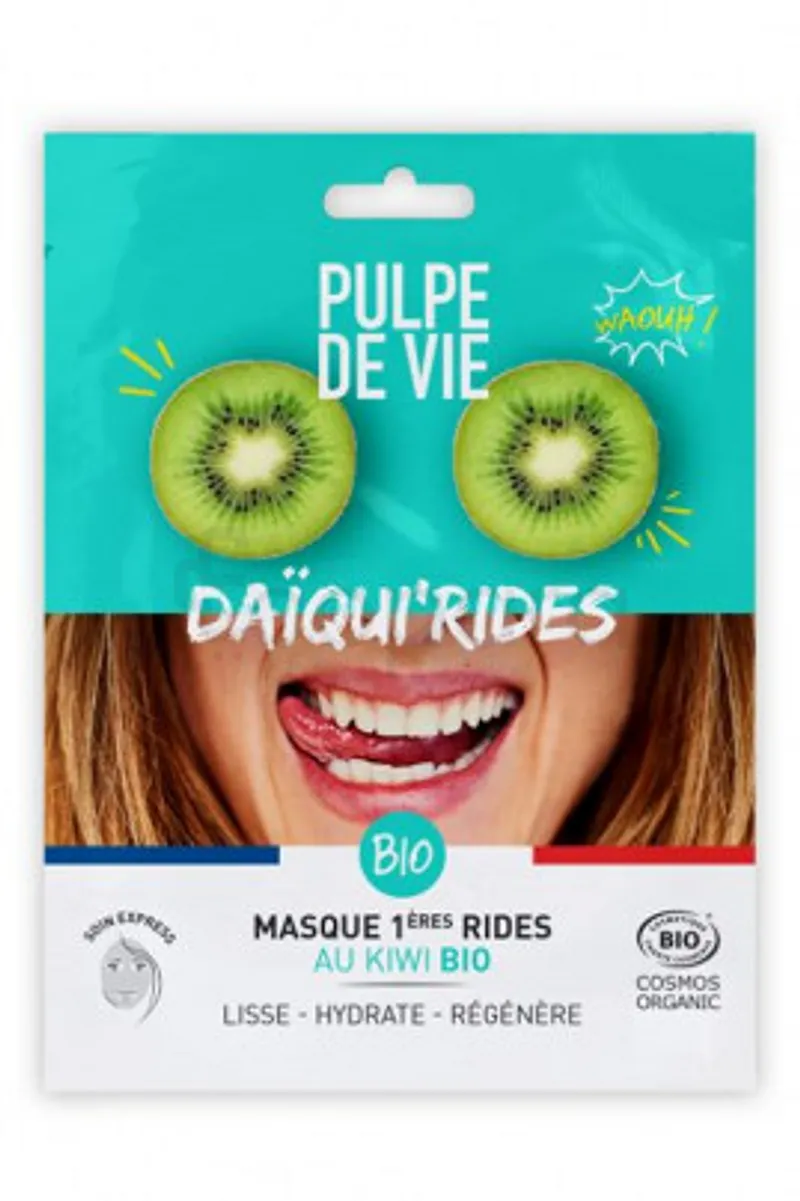 PULPE DE VIE MASQUE 1ERES RIDES AU KIWI BIO