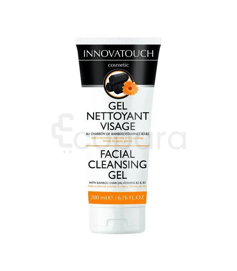 INNOVATOUCH GEL NETTOYANT VISAGE AU CHARBON DE BAMBOU 200ML