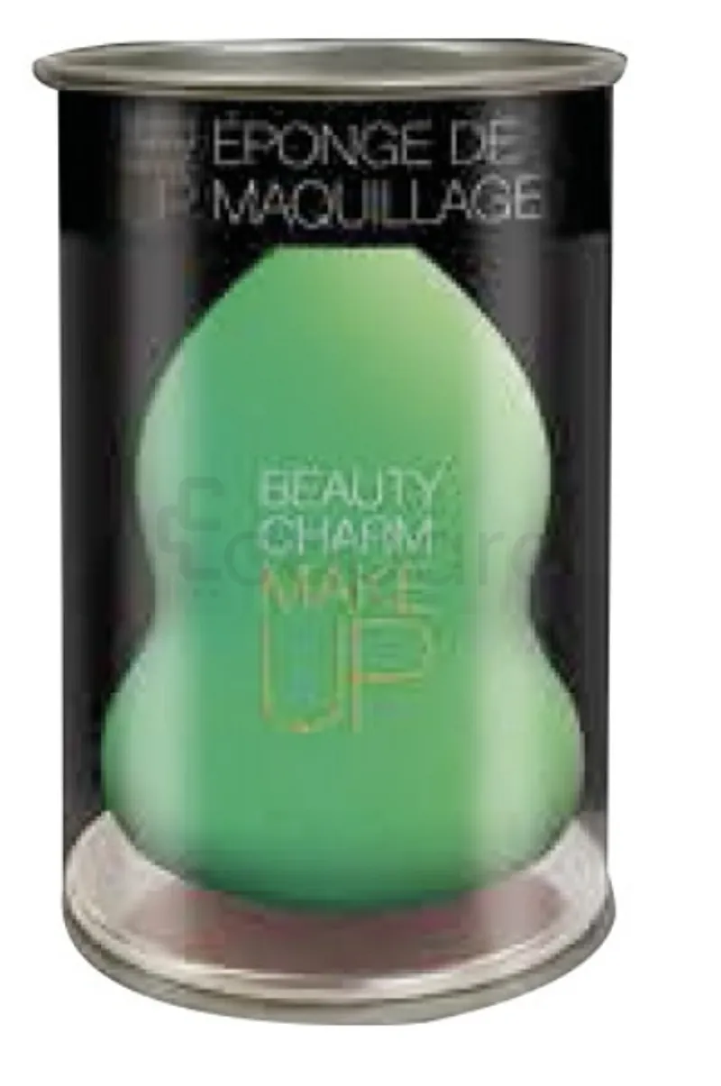 BEAUTY CHARM EPONGE DE MAQUILLAGE SOFT VERT D'EAU